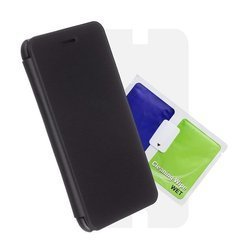 Apple iPhone 6/ 6s etui z klapką + folia ochronna Caseit - czarne