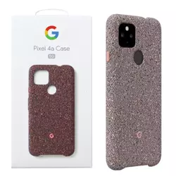 Etui Google Fabric Case do Pixel 4a 5G - czerwone (Chili Flakes)