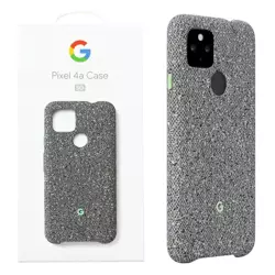 Etui Google Fabric Case do Pixel 4a 5G - szare (Static Grey)