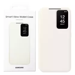 Etui Samsung Smart View Wallet Case do Galaxy S23 - kremowe