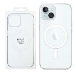 Etui do Apple iPhone 15 Clear Case MagSafe - transparentne