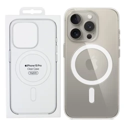 Etui do Apple iPhone 15 Pro Clear Case MagSafe - transparentne