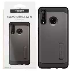 Etui do Huawei P30 Lite/ Nova 4E Spigen Slim Armor - stalowe (Gunmetal)