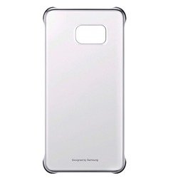 Etui do telefonu Samsung Galaxy S6 edge+ Clear Cover - transparentne ze srebrną ramką
