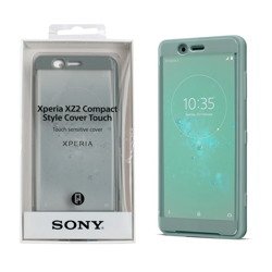 Etui dotykowe na Sony Xperia XZ2 Compact Style Cover Touch SCTH50 - zielone