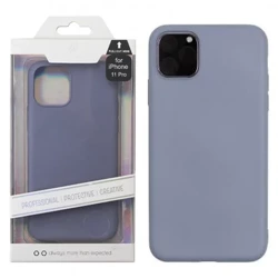 Etui na Apple iPhone 11 Pro Just Must Candy - szare (Lavender Grey)