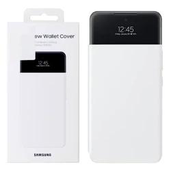 Etui na telefon Samsung Galaxy A53 5G Smart S View Wallet Cover - białe