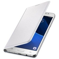 Etui na telefon Samsung Galaxy J3 2016 Flip Wallet - białe