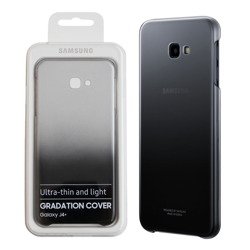 Etui na telefon Samsung Galaxy J4 Plus 2018 Gradation Cover - półprzezroczyste czarne