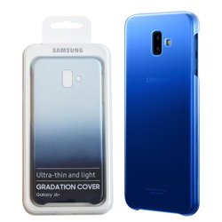 Etui na telefon Samsung Galaxy J6 Plus 2018 Gradation Cover - półprzezroczyste niebieskie