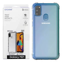 Etui na telefon Samsung Galaxy M21 Araree M Cover -  transparentne