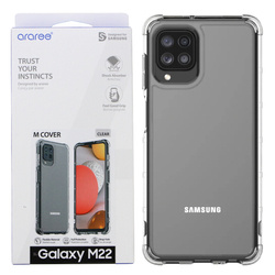 Etui na telefon Samsung Galaxy M22 Araree M Cover - transparentne