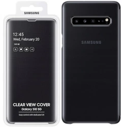 Etui na telefon Samsung Galaxy S10 5G Clear View Cover - czarne