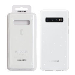 Etui na telefon Samsung Galaxy S10 LED Cover - białe