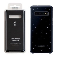 Etui na telefon Samsung Galaxy S10 LED Cover - czarne