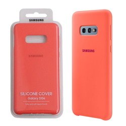 Etui na telefon Samsung Galaxy S10e Silicone Cover - różowe