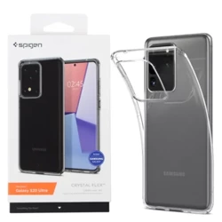 Etui na telefon Samsung Galaxy S20 Ultra Spigen Crystal Flex silikonowe  - transparentne