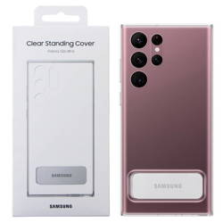 Etui na telefon Samsung Galaxy S22 Ultra Clear Standing Cover - transparentne