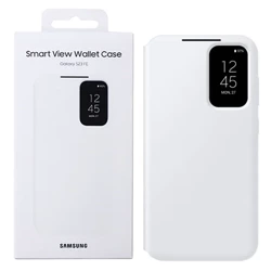 Etui na telefon Samsung Galaxy S23 FE Smart View Wallet Case - białe