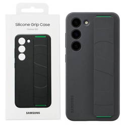 Etui na telefon Samsung Galaxy S23 Silicone Grip Case - czarne