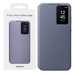 Etui na telefon Samsung Galaxy S24 Plus Smart View Wallet Case - lawendowe (Violet)