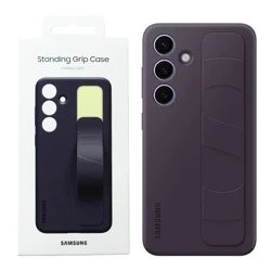 Etui na telefon Samsung Galaxy S24 Plus Standing Grip Case - fioletowe (Dark Violet)