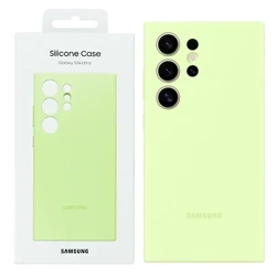 Etui na telefon Samsung Galaxy S24 Ultra Silicone Case - limonkowe (Lime)
