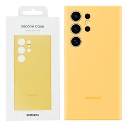 Etui na telefon Samsung Galaxy S24 Ultra Silicone Case - żółte (Yellow)