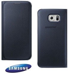 Etui na telefon Samsung Galaxy S6 Flip Wallet - czarne