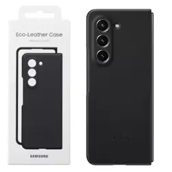 Etui na telefon Samsung Galaxy Z Fold5 Eco-Leather Case - czarne