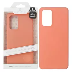 Etui silikonowe Just Must Candy do Samsung Galaxy A53 5G - brzoskwiniowe (Peach)