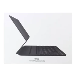 Etui z klawiaturą Apple iPad Pro 11" gen.1/ 2/ 3/ 4/ Air 4/ 5/ 11" M2 Smart Keyboard Folio (układ ukraiński) - czarne