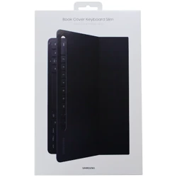 Etui z klawiaturą do Samsung Galaxy Tab S7/ Tab S8  Book Cover Keyboard Slim (układ hiszpański) - czarne