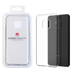 Huawei Mate 20 Pro etui silikonowe Flexible Clear Case 51992764 - transparentne