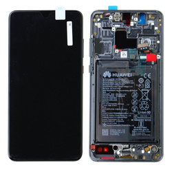 Huawei Mate 20 wyświetlacz LCD z ramką i baterią - czarny