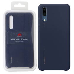 Huawei P20 Pro etui silikonowe Silicon Case 51992384 - granatowy (Deep Blue)