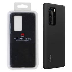 Huawei P40 Pro etui silikonowe Silicon Case 51993797 - czarne