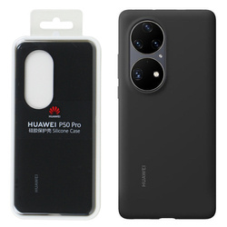 Huawei P50 Pro etui Silicone Case 51994558 - czarne