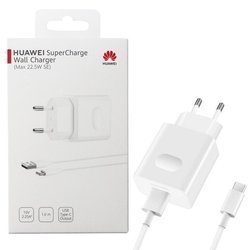 Huawei Super Charge ładowarka sieciowa HW-100225E00 z kablem USB-C - 2.25A