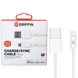 Kabel Lightning Griffin 3 m - biały