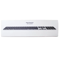 Klawiatura Apple Magic Keyboard with Touch ID and Numeric Keypad (układ niemiecki ) - czarna