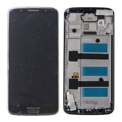 Motorola Moto G6 Plus wyświetlacz LCD z ramką - granatowy (Deep Indigo)