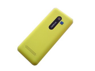 Nokia 206 klapka baterii - żółta