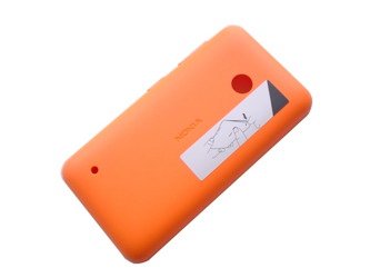 Nokia Lumia 530 klapka baterii  - pomarańczowa
