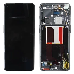 Oryginalny wyświetlacz LCD z ramką do OnePlus 10 Pro - czarny (Volcanic Black)