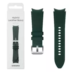 Pasek Samsung Hybrid Leather Band 20 mm S/M do Galaxy Watch 4/ Watch 4 Classic/ Watch 5/ Watch 5 Pro - zielony