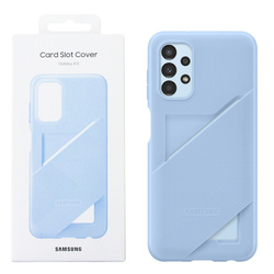 Samsung Galaxy A13 etui Card Slot Cover EF-OA135TLEGWW - błękitne (Arctic Blue)