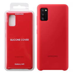 Samsung Galaxy A41 etui Silicone Cover EF-PA415TREGEU - czerwone