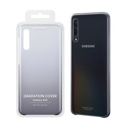 Samsung Galaxy A50 etui Gradation Cover EF-AA505CBEGWW - półprzezroczysty czarny