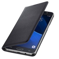 Samsung Galaxy J3 2016 etui Flip Wallet EF-WJ320PBEGWW - czarny